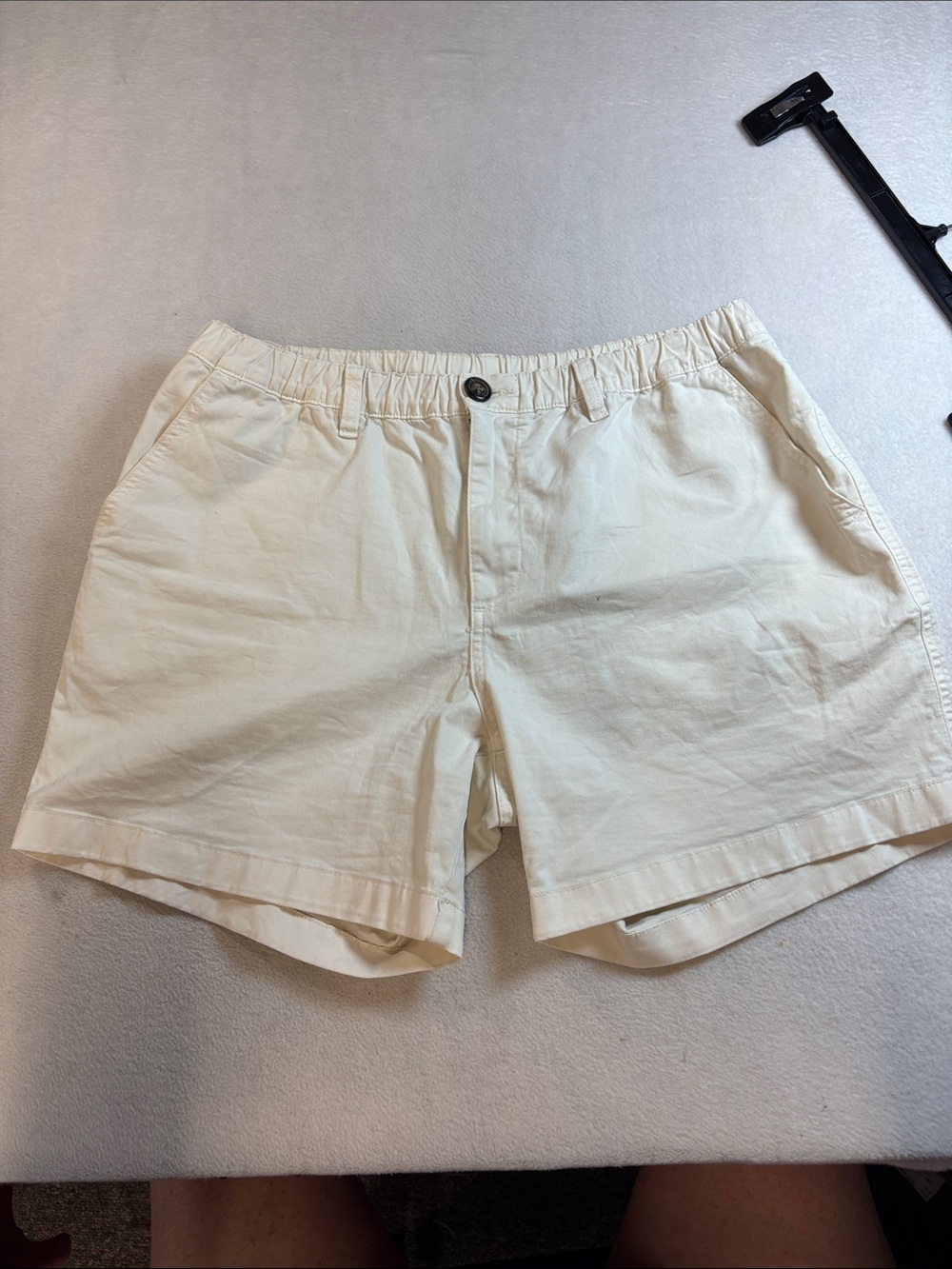 chubbies Cream Athletic Men’s Shorts